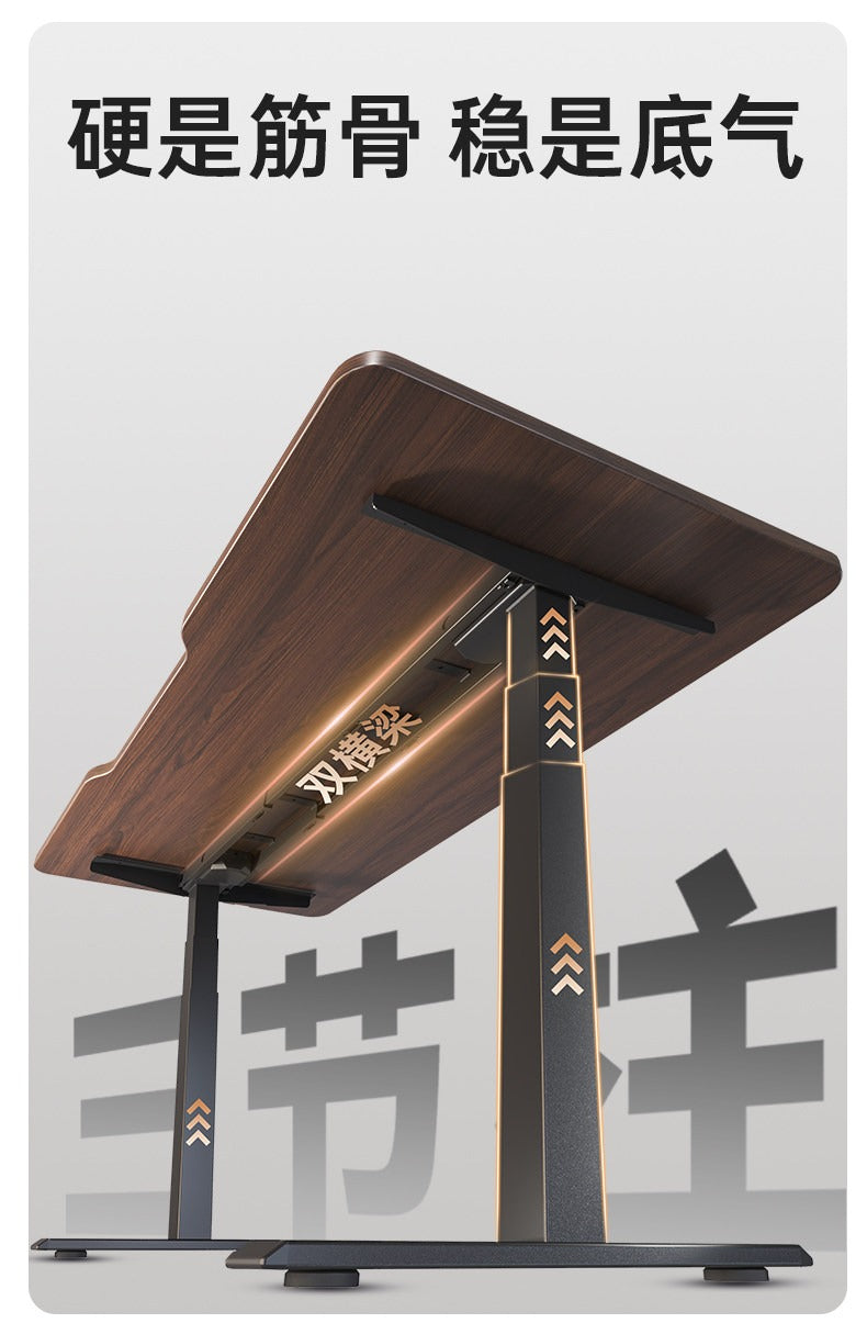SIHOO D05S Pro 胡桃木色實木電動升降桌產品圖 18