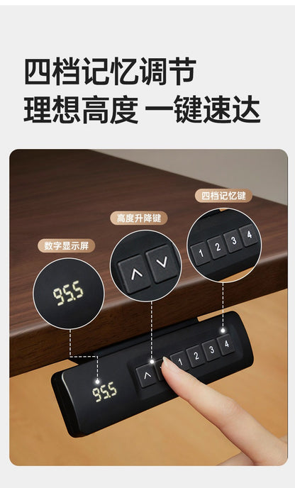 SIHOO D05S Pro 胡桃木色實木電動升降桌產品圖 20