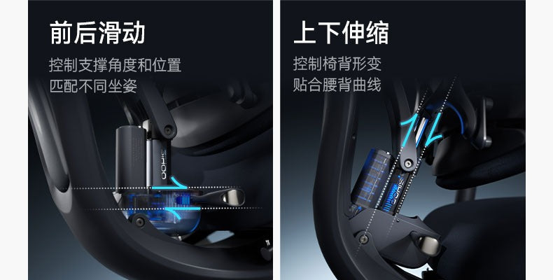H300 PRO 165 度後仰與腿托