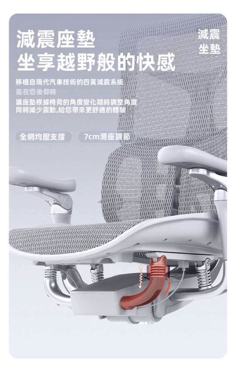 椅身結構